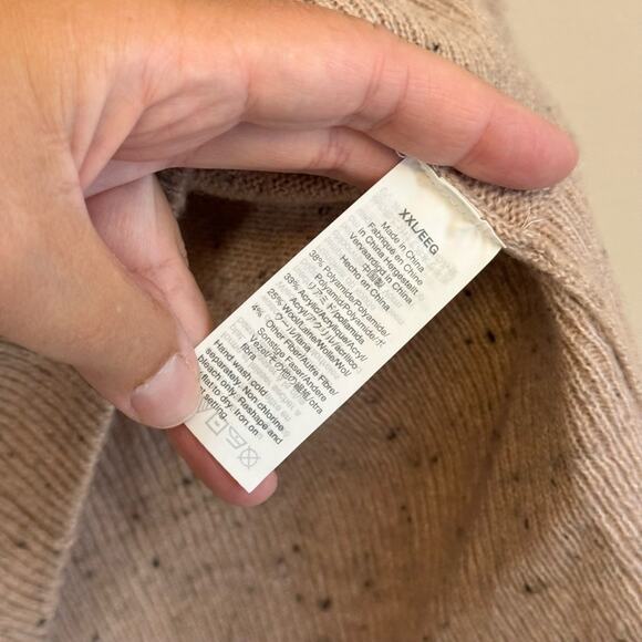 Madewell Sweater Beige Sz XXL - Picture 5 of 6